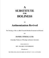 A SUBSTITUTE FOR HOLINESS. DANIEL STEELE